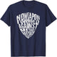 No Weapon Formed Against Me Shall Prosper T-Shirt - T-Shirt | Navy