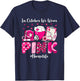 In October We Wear Pink Nurse Life Breast Cancer Awareness T-Shirt - T-Shirt | Navy
