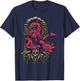 Dungeons & Dragons Altar Dragon Logo T-Shirt - T-Shirt | Navy