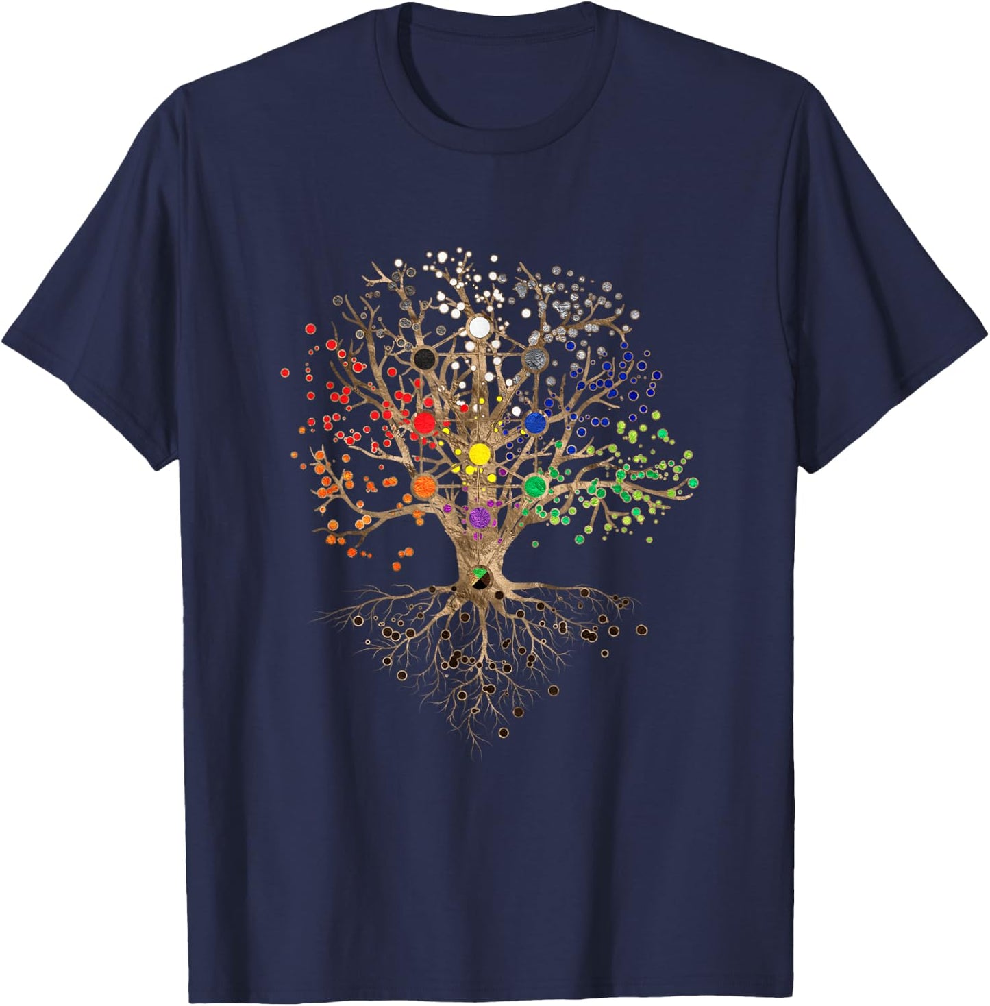 Kabbalah The Tree of Life - Etz Hayim T-Shirt - T-Shirt | Navy