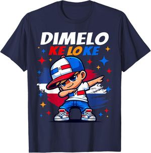 Dimelo Ke Lo Ke Dominican Republic Flag for Boys Kids T-Shirt - T-Shirt | Navy