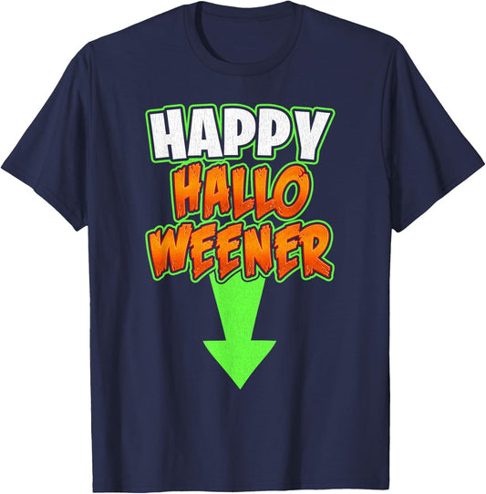 Happy Hallo Weener T-Shirt - T-Shirt | Navy