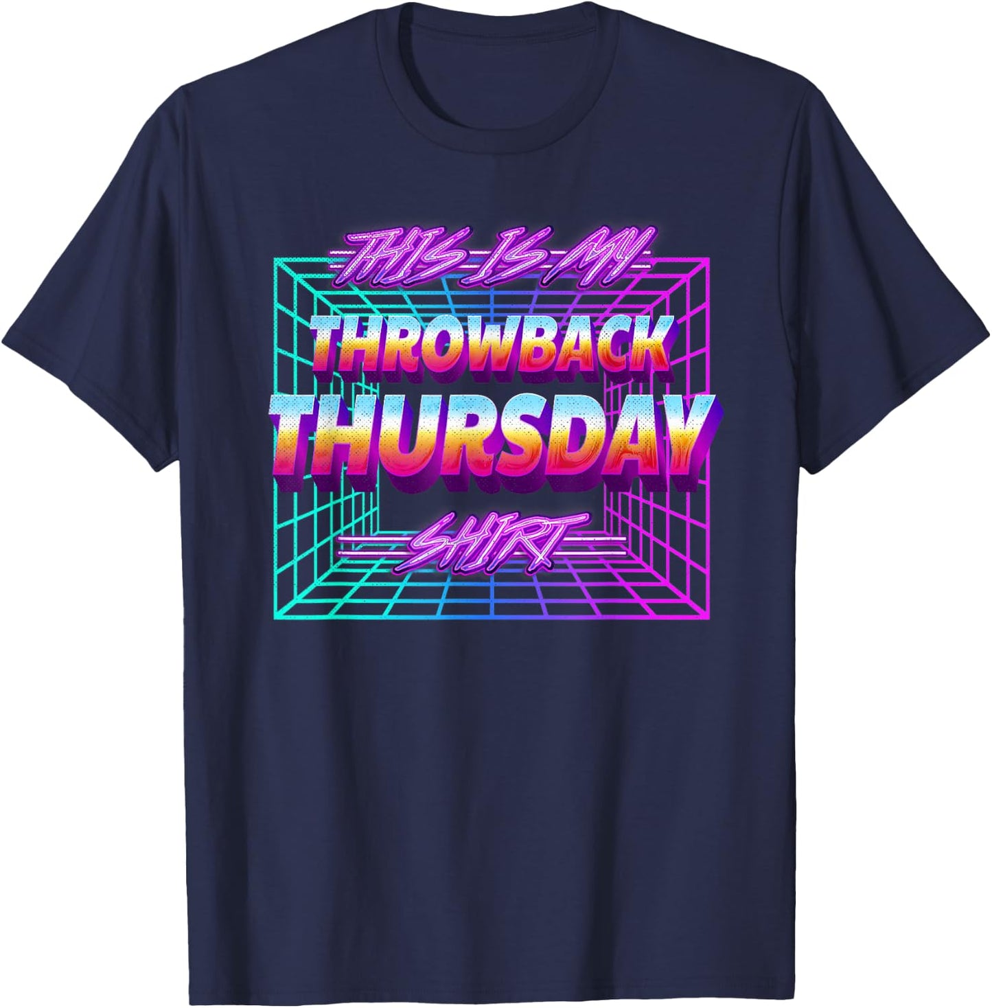 This is My Throwback Thursday T-Shirt - T-Shirt | Navy