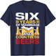 6th Wedding Anniversary Gifts Her Husband Couples T-Shirt - T-Shirt | Navy