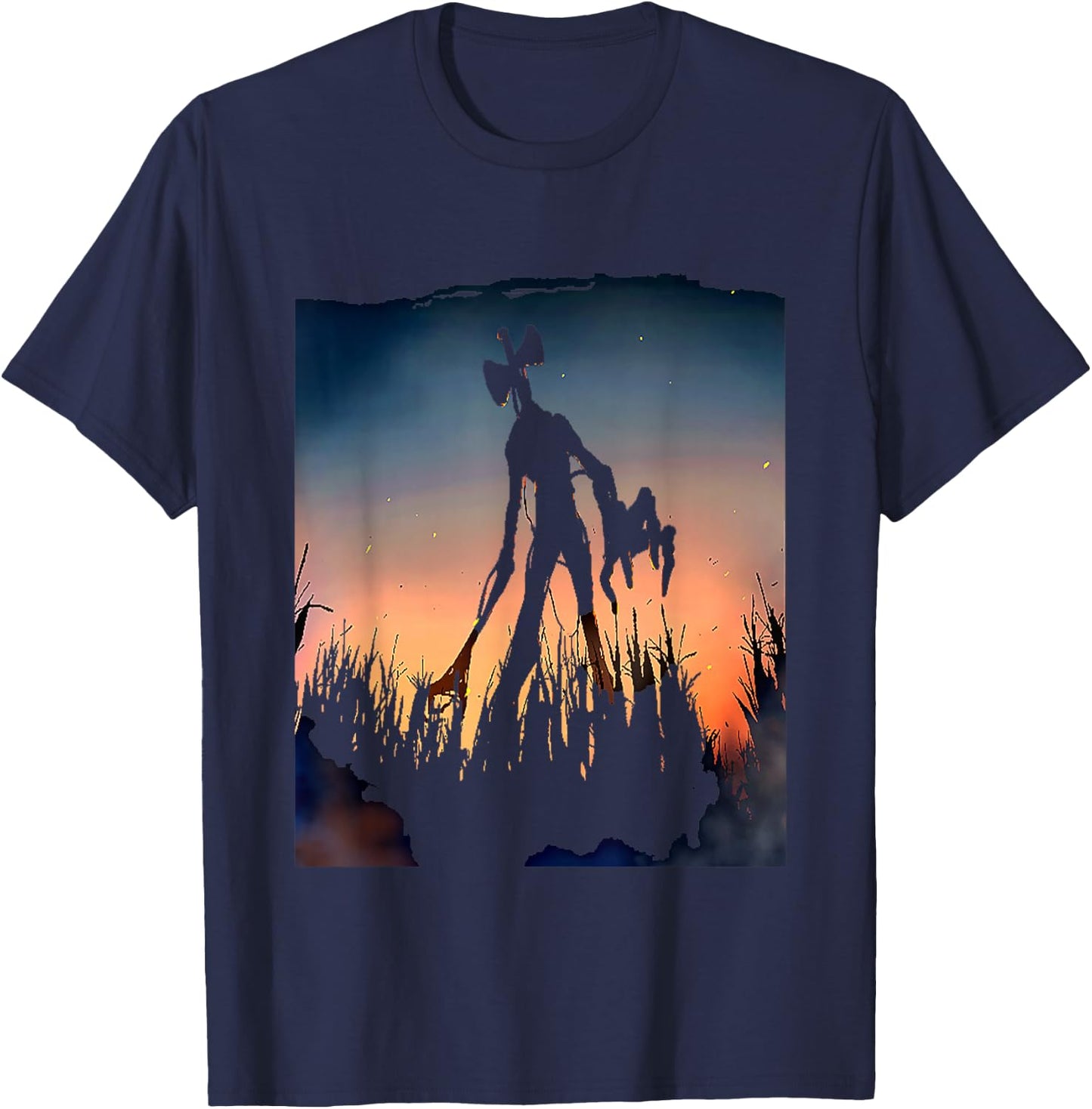 Siren Head T-Shirt - T-Shirt | Navy