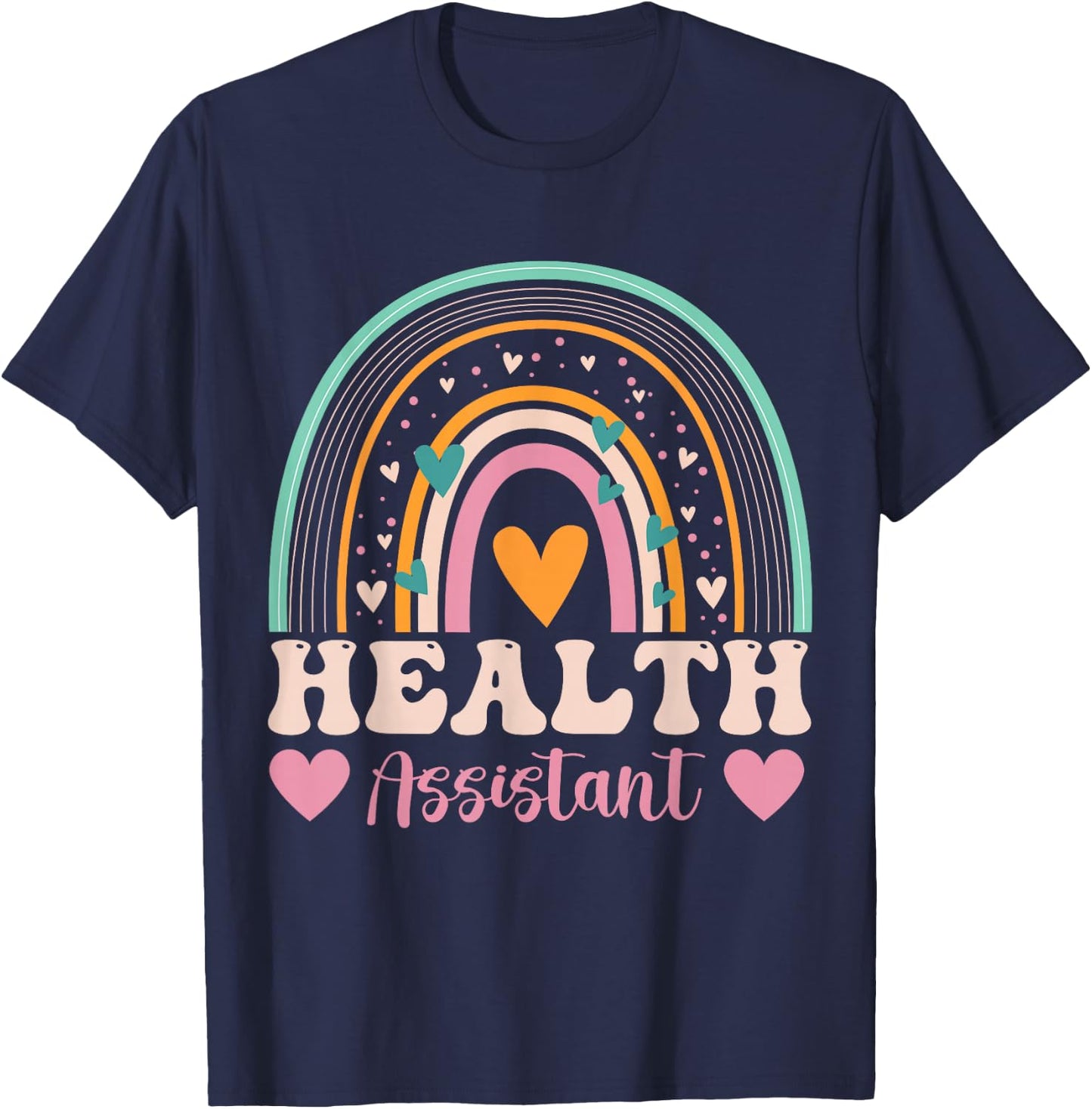 Health Assistant Appreciation Day Principal Health Aide T-Shirt - T-Shirt | Navy
