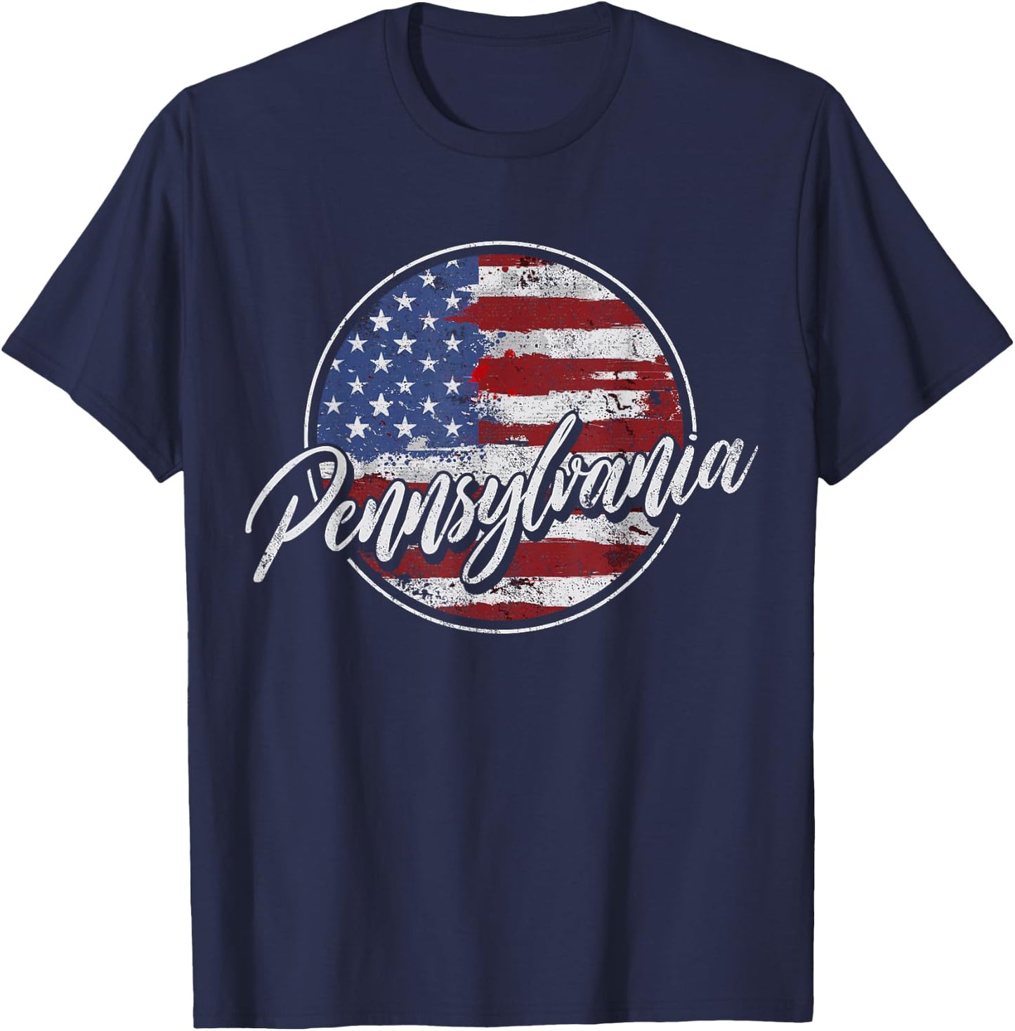 Pennsylvania Vintage T-Shirt - T-Shirt | Navy