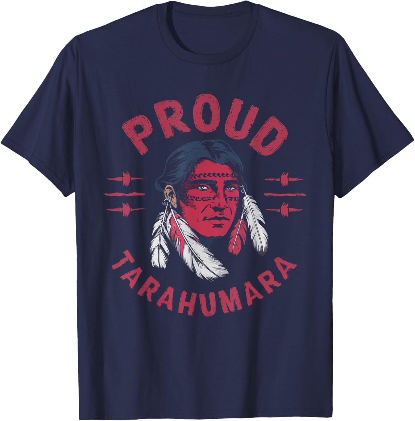 Indigenous People Mexico Native American Tarahumara Tribe T-Shirt - T-Shirt | Navy