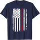 Best Dance Dad Ever American Flag Dancer Dad Fathers Day Men T-Shirt - T-Shirt | Navy