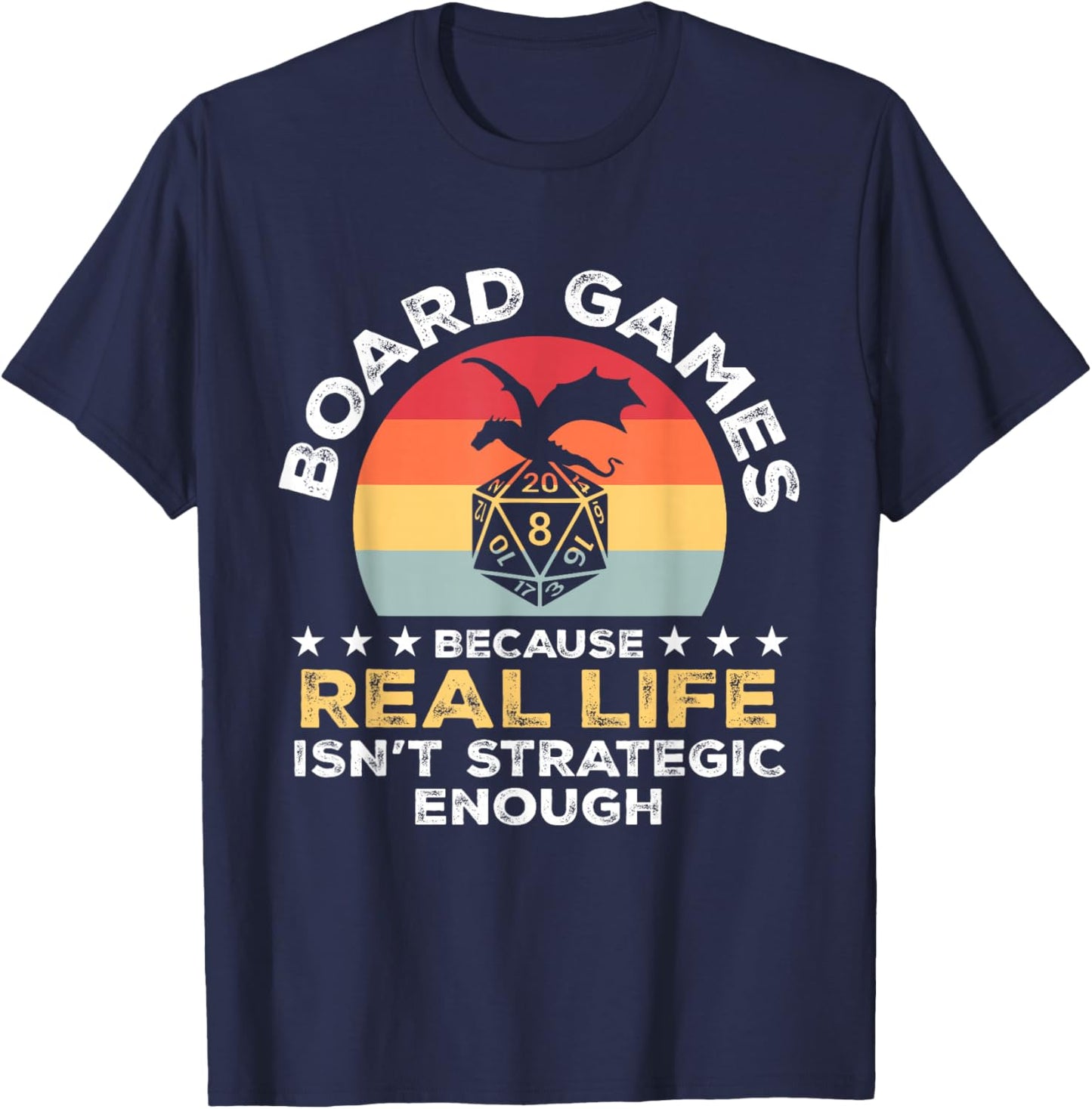 Tabletop Games Board Game Collectors Fantasy Board Games T-Shirt - T-Shirt | Navy