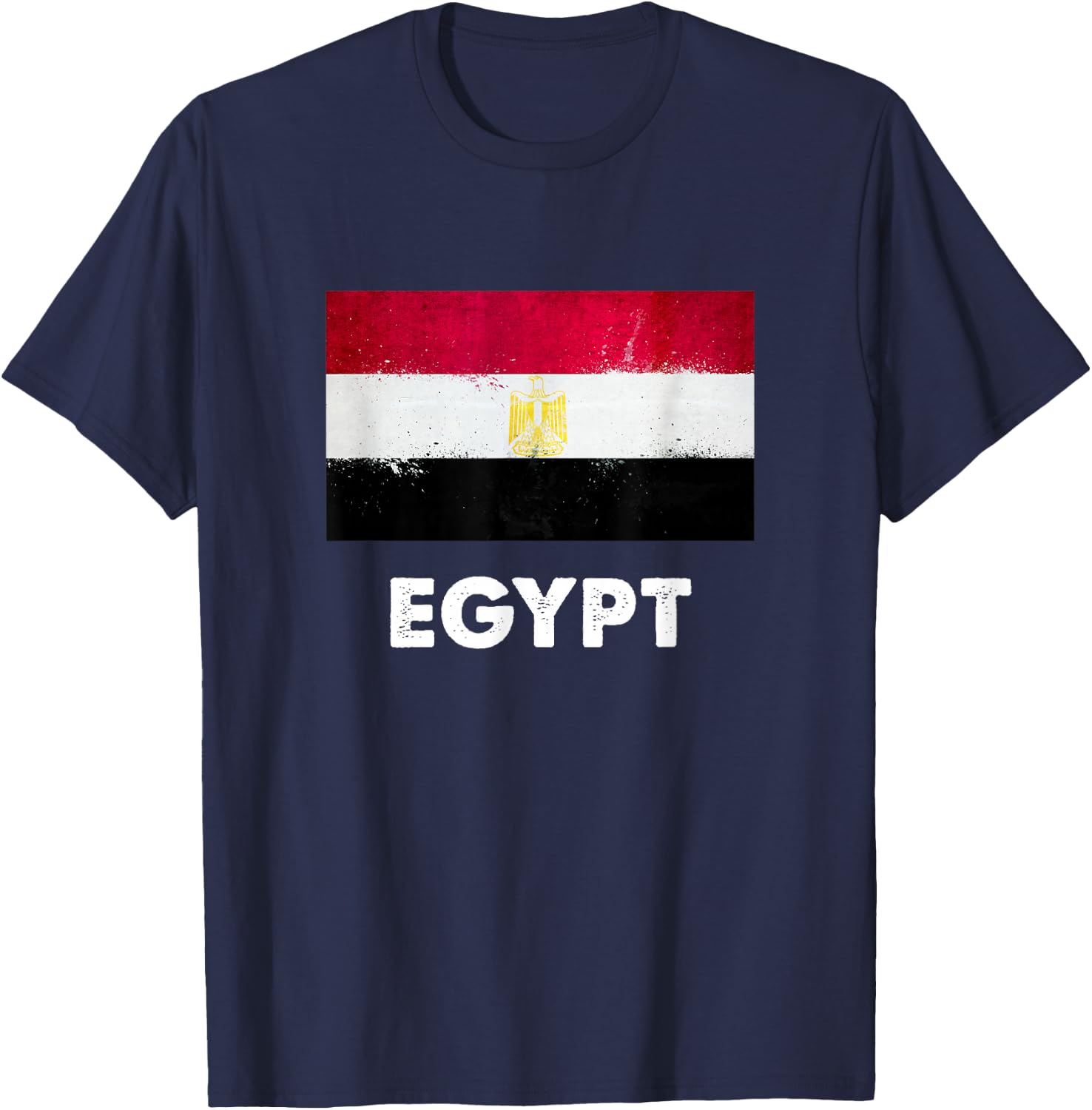 Egyptian Flag Shirt | Egyptian T-Shirt - T-Shirt | Navy