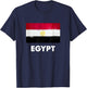 Egyptian Flag Shirt | Egyptian T-Shirt - T-Shirt | Navy