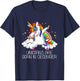 Dabbing Unicorn Girl Party Gift Unicorns Born in December T-Shirt - T-Shirt | Navy