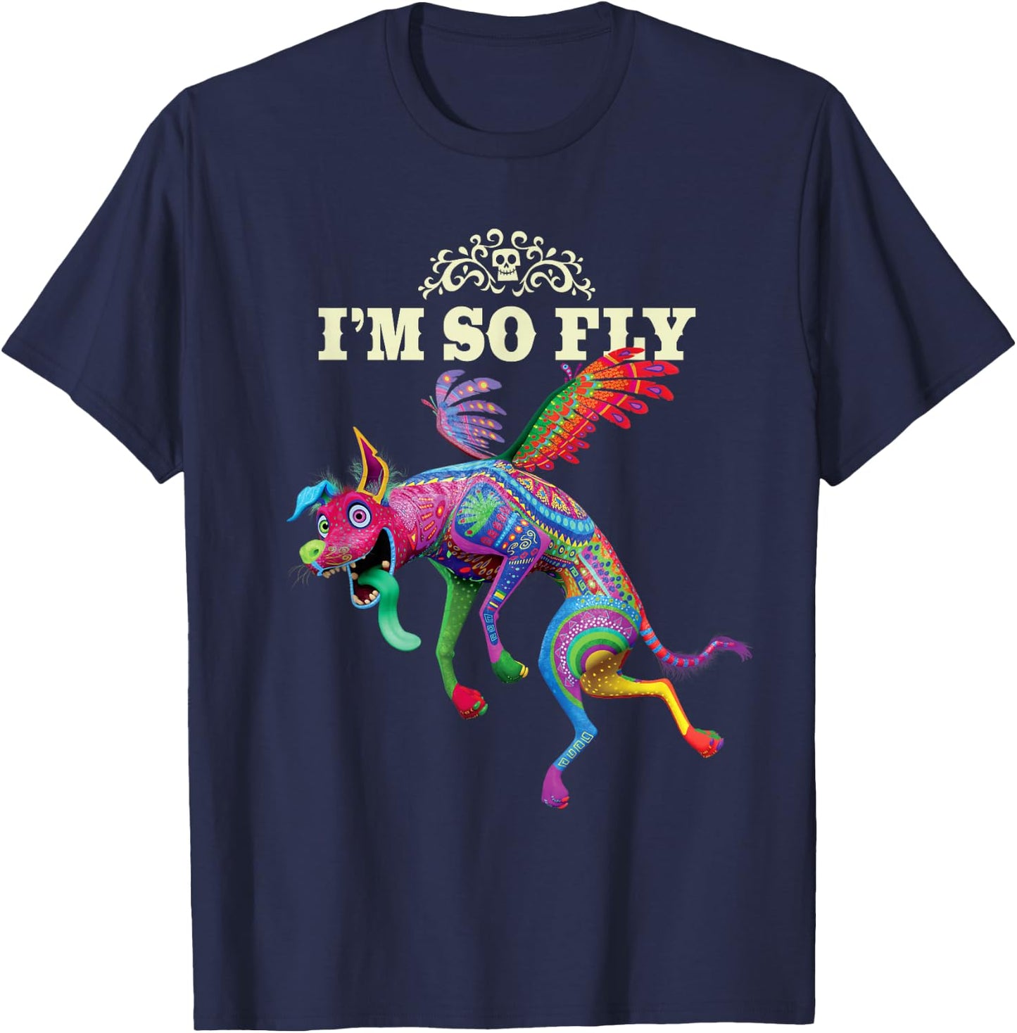 Disney Pixar Coco Dante I'm So Fly T-Shirt - T-Shirt | Navy
