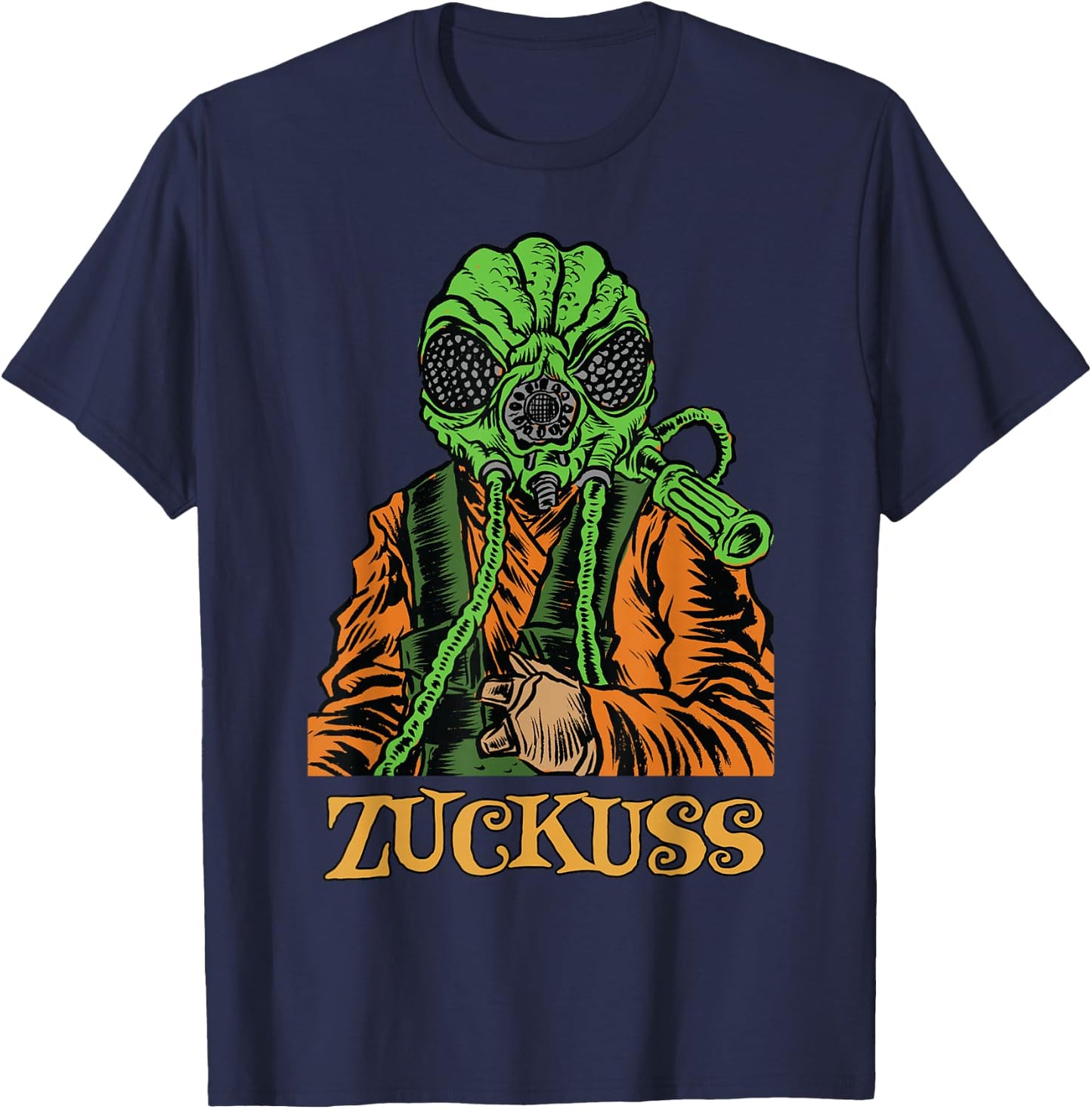 Star Wars Alien Bounty Hunter Zuckuss Comic Book T-Shirt - T-Shirt | Navy