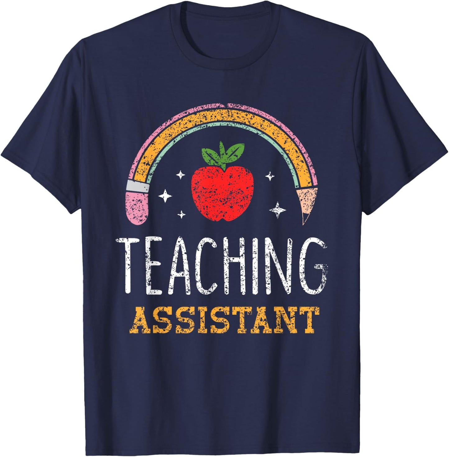 Teaching Assistant Teacher Assisting Teaching Assistant T-Shirt - T-Shirt | Navy