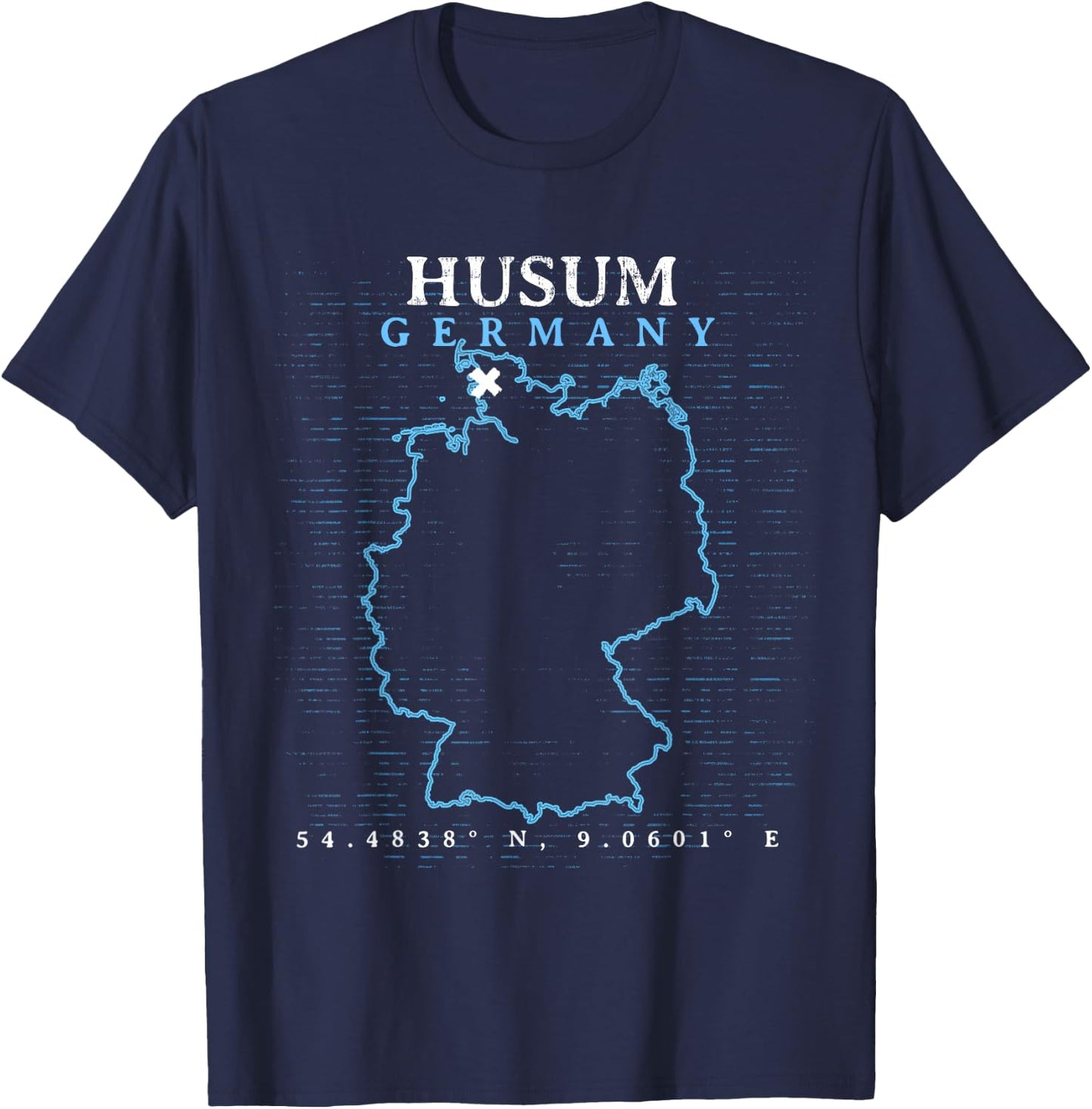 Germany Husum T-Shirt - T-Shirt | Navy