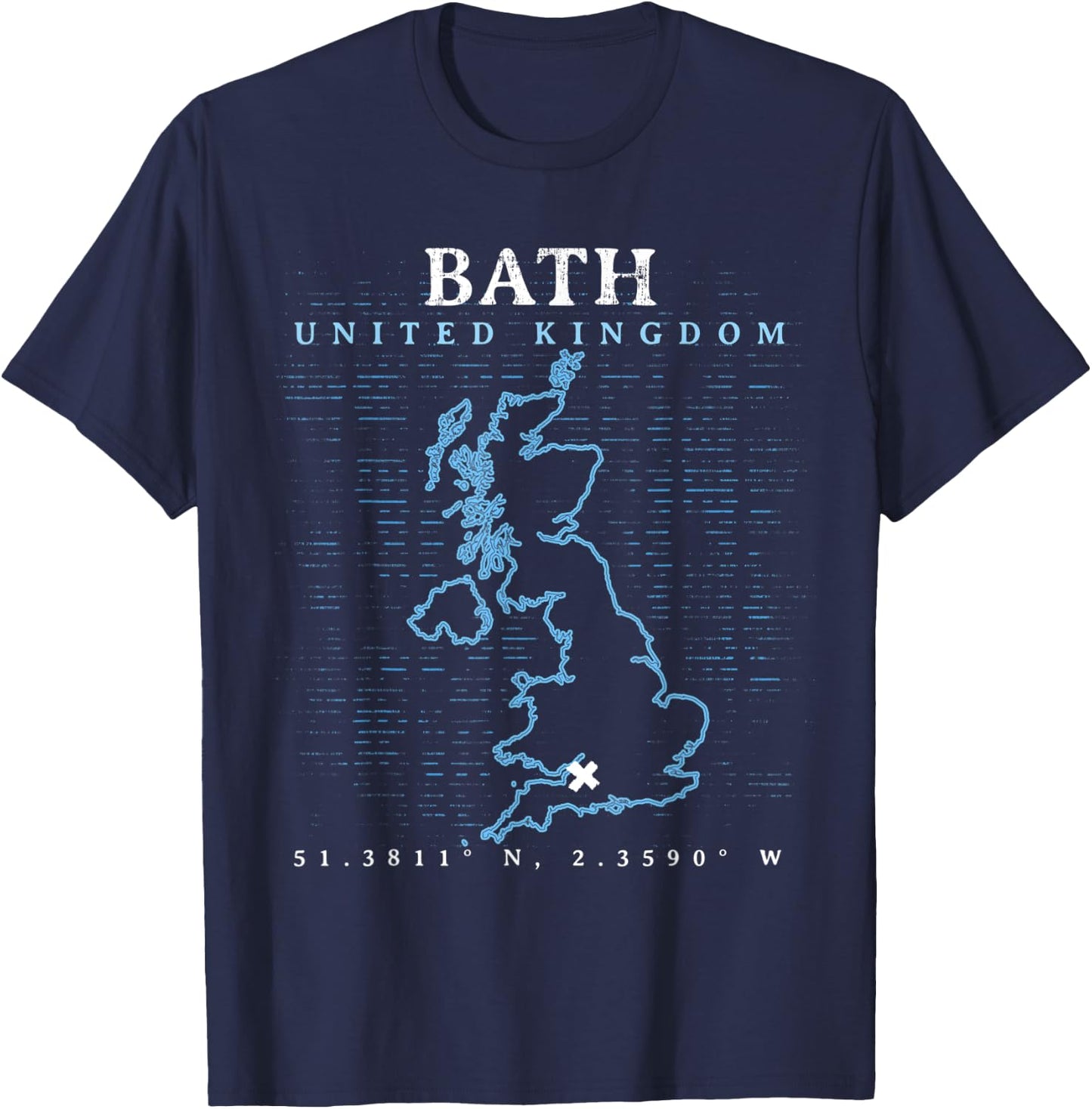 UK Bath T-Shirt - T-Shirt | Navy