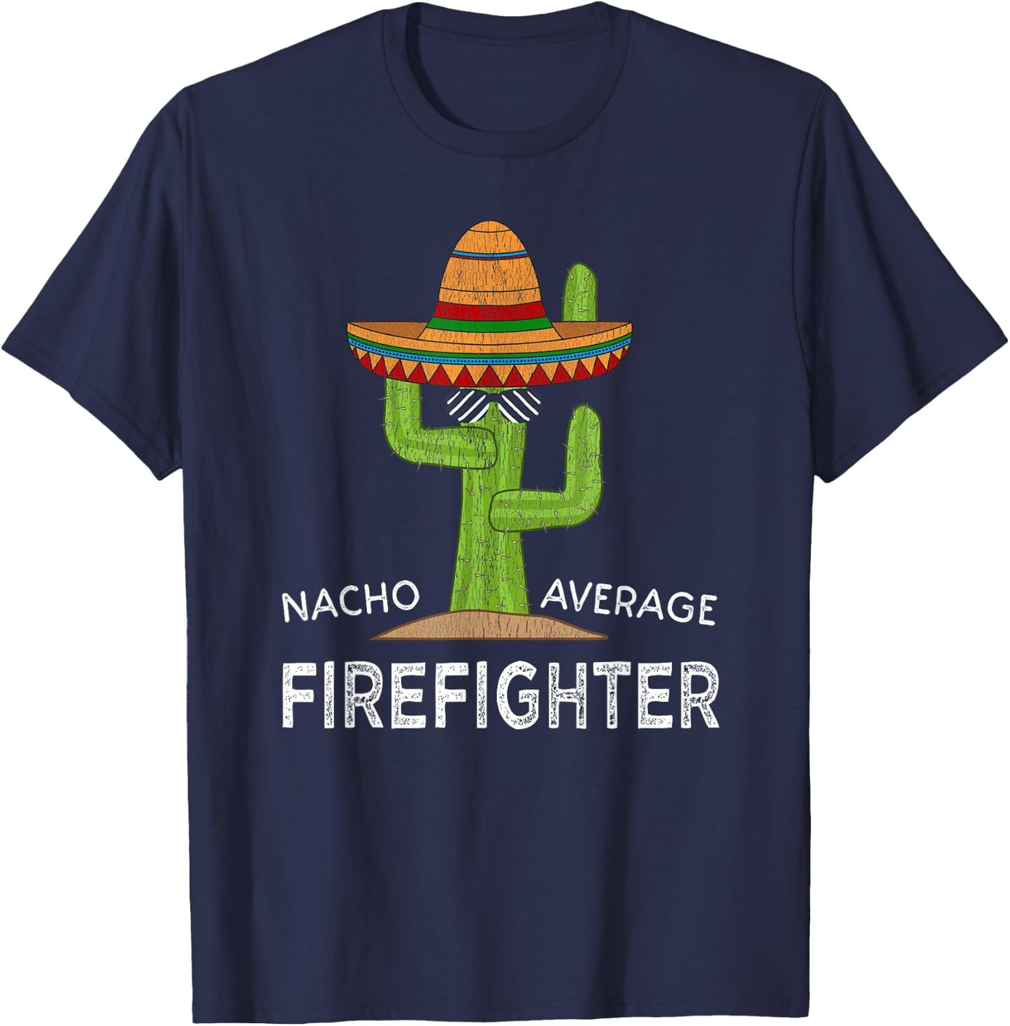 Fun Fireman Firewoman Humor Saying | Funny Firefighter T-Shirt - T-Shirt | Navy