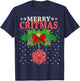 Merry Critmas 20 Sided Dice RPG Christmas Holiday Board Game T-Shirt - T-Shirt | Navy