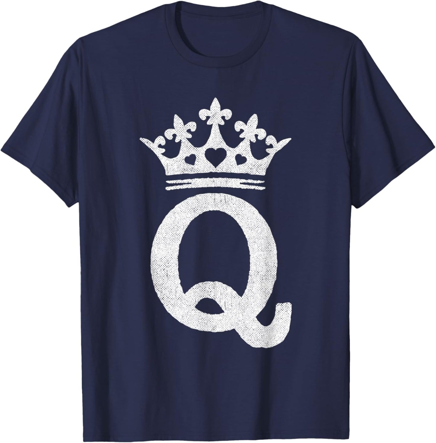 Queen Hearts Halloween Costume - Valentines Queen of Hearts T-Shirt - T-Shirt | Navy