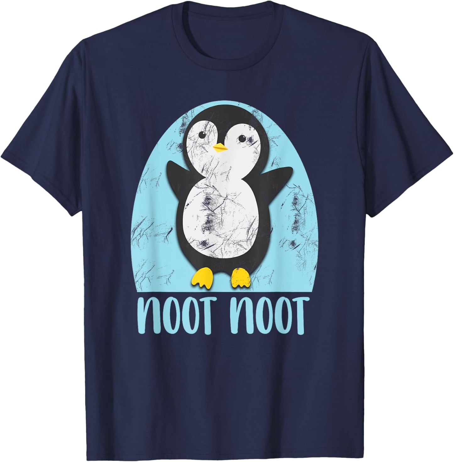 Noot Noot Funny Penguin Bird Sound Christmas Winter Penguin T-Shirt - T-Shirt | Navy