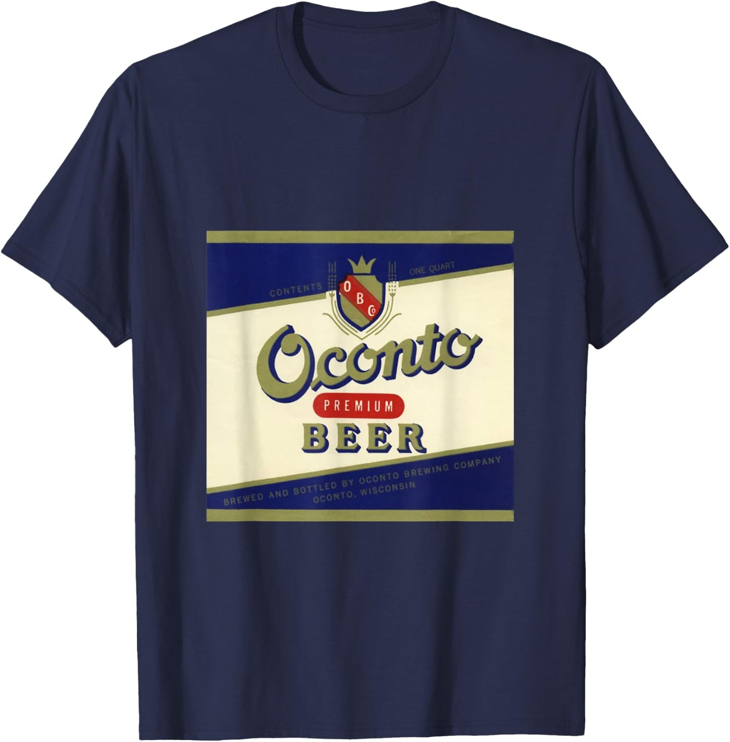 Oconto Beer T-Shirt - T-Shirt | Navy