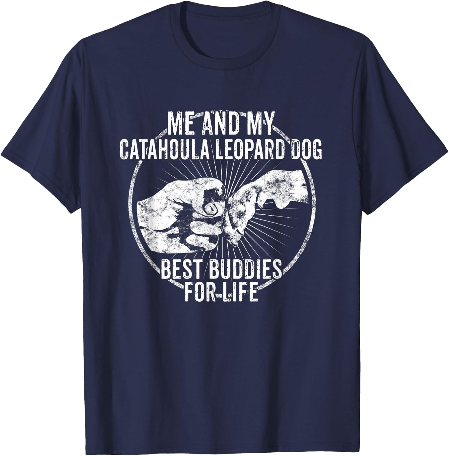 Catahoula Leopard Dog T-Shirt - T-Shirt | Navy