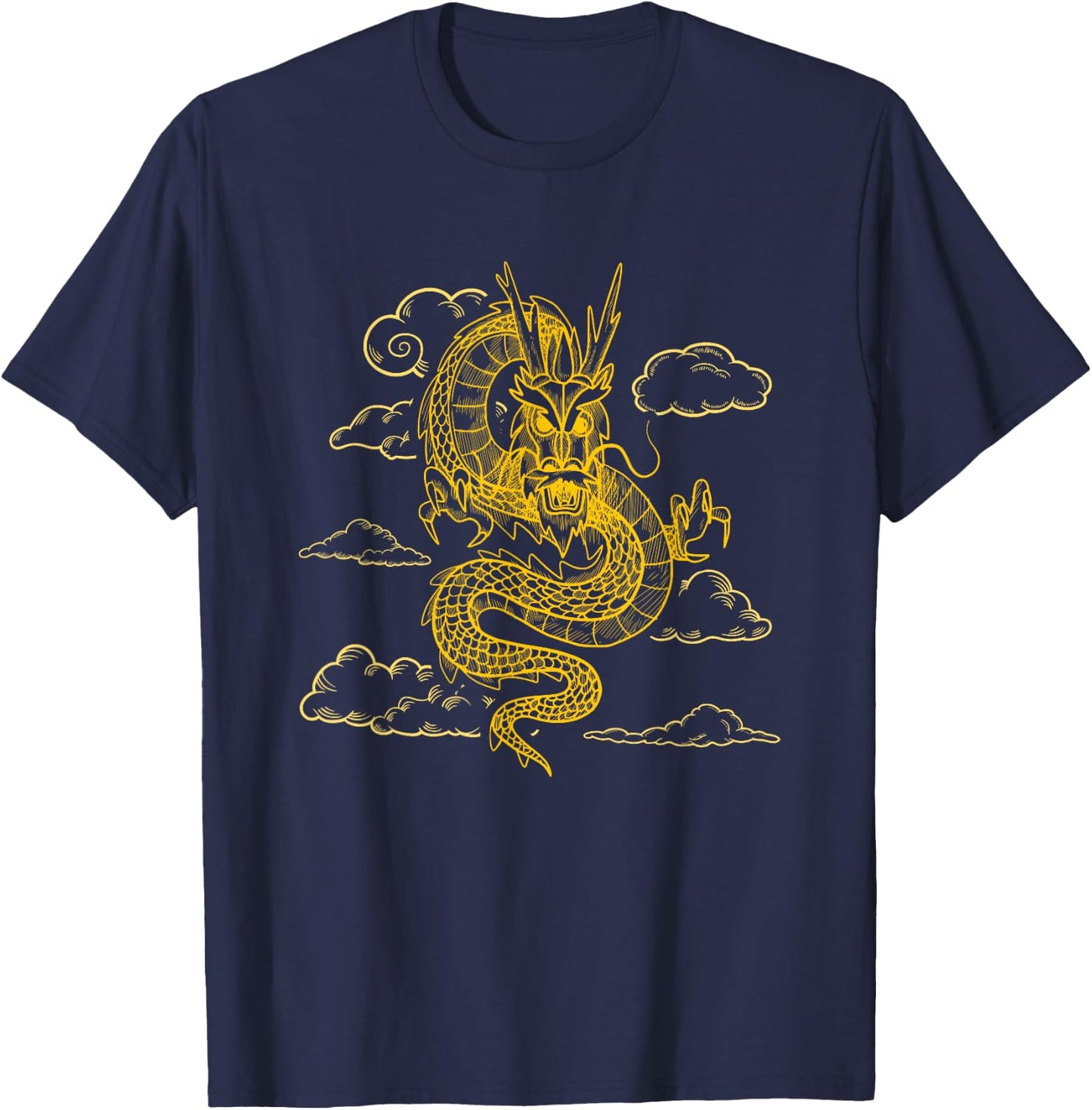 Chinese Dragon T-Shirt - T-Shirt | Navy