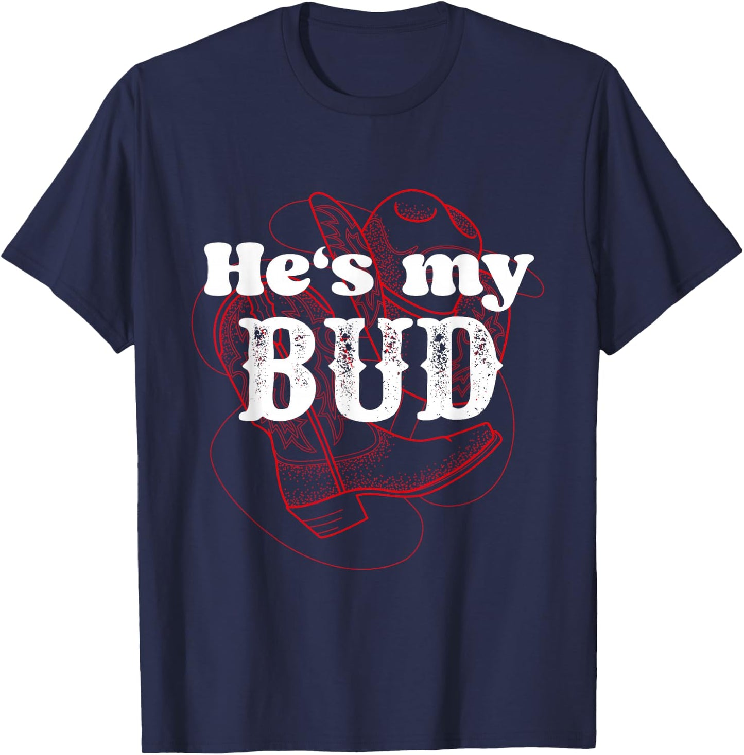 Texas Bud Texas Sissy Square Dance Couple Rodeo T-Shirt - T-Shirt | Navy