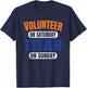Volunteer on Saturday Titan on Sunday Nashville Vintage T-Shirt - T-Shirt | Navy