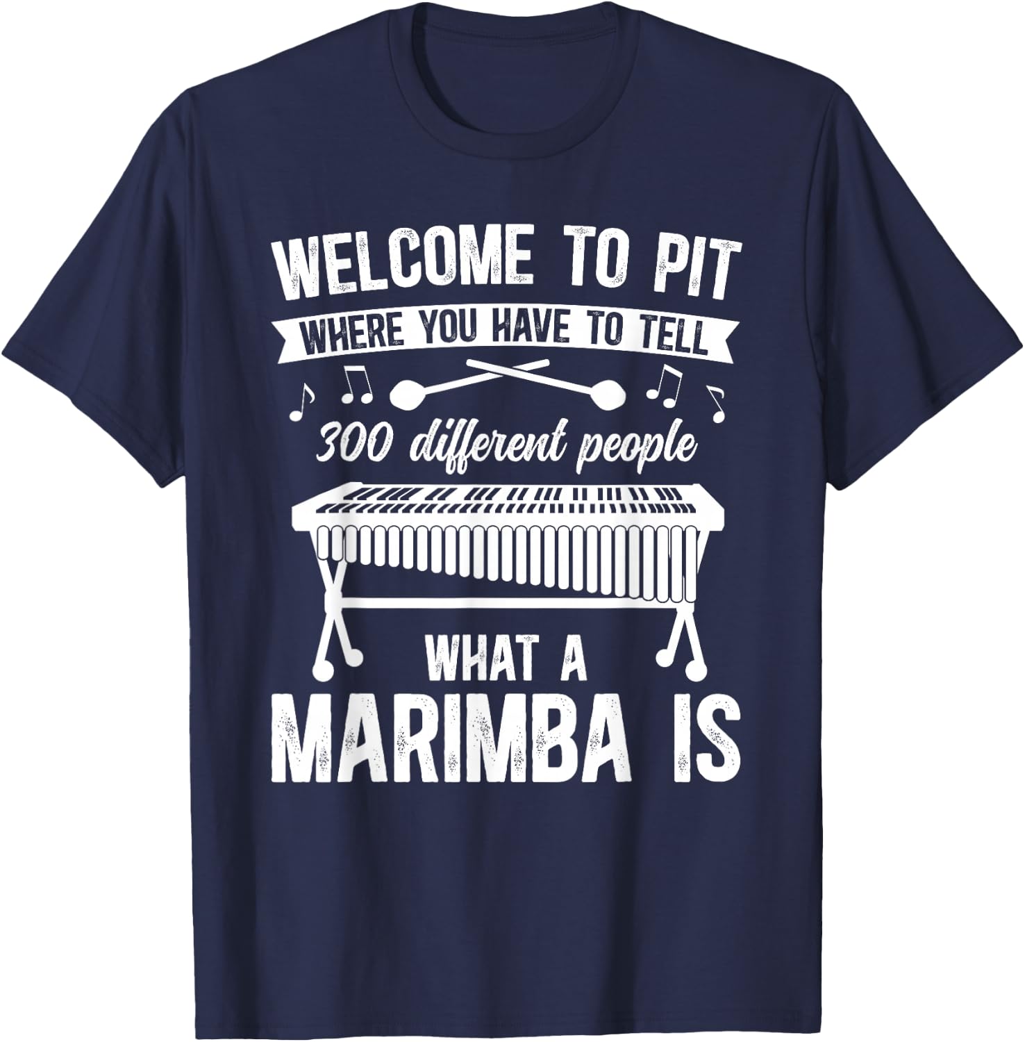 What A Marimba is Marimba Lover Marimba Player T-Shirt - T-Shirt | Navy