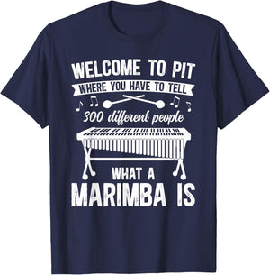 What A Marimba is Marimba Lover Marimba Player T-Shirt - T-Shirt | Navy