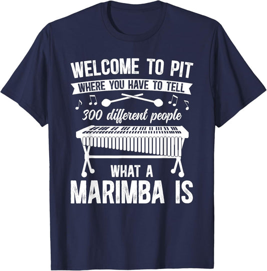 What A Marimba is Marimba Lover Marimba Player T-Shirt - T-Shirt | Navy