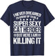 Cat Herder Apparel - Unique Funny Herders Design T-Shirt - T-Shirt | Navy