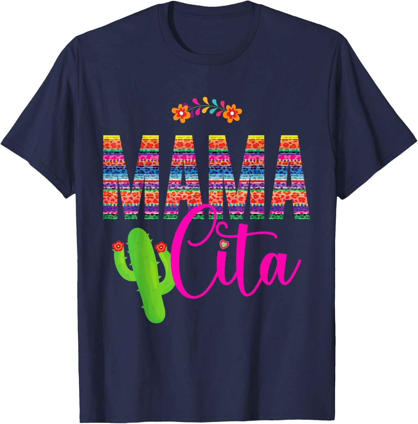 Mamacita Cinco de Mayo 5 De Mayo Cactus Fiesta Women T-Shirt - T-Shirt | Navy