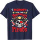 Mommy Of The Birthday Pirate Party Family Matching Women T-Shirt - T-Shirt | Navy