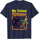 My Friend Mothman Funny Retro Cryptid Creatures Monster Kids T-Shirt - T-Shirt | Navy