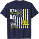 Its A Beautiful Day To Save Lives 911 Dispatcher Operator T-Shirt - T-Shirt | Navy