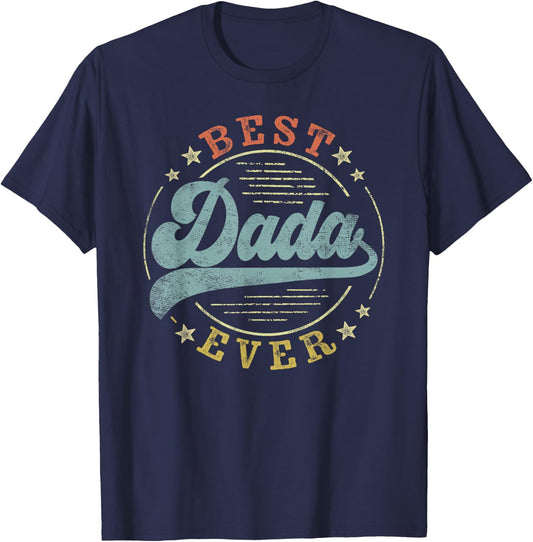 Best Dada Ever Father's Day Dada Gifts Vintage Emblem T-Shirt - T-Shirt | Navy