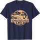 Bonus Dad Saurus T Rex Family Matching DaddySaurus Stepdad T-Shirt - T-Shirt | Navy