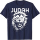 Lion Of Judah Hebrew Israelite Christian Jewish African YHWH T-Shirt - T-Shirt | Navy