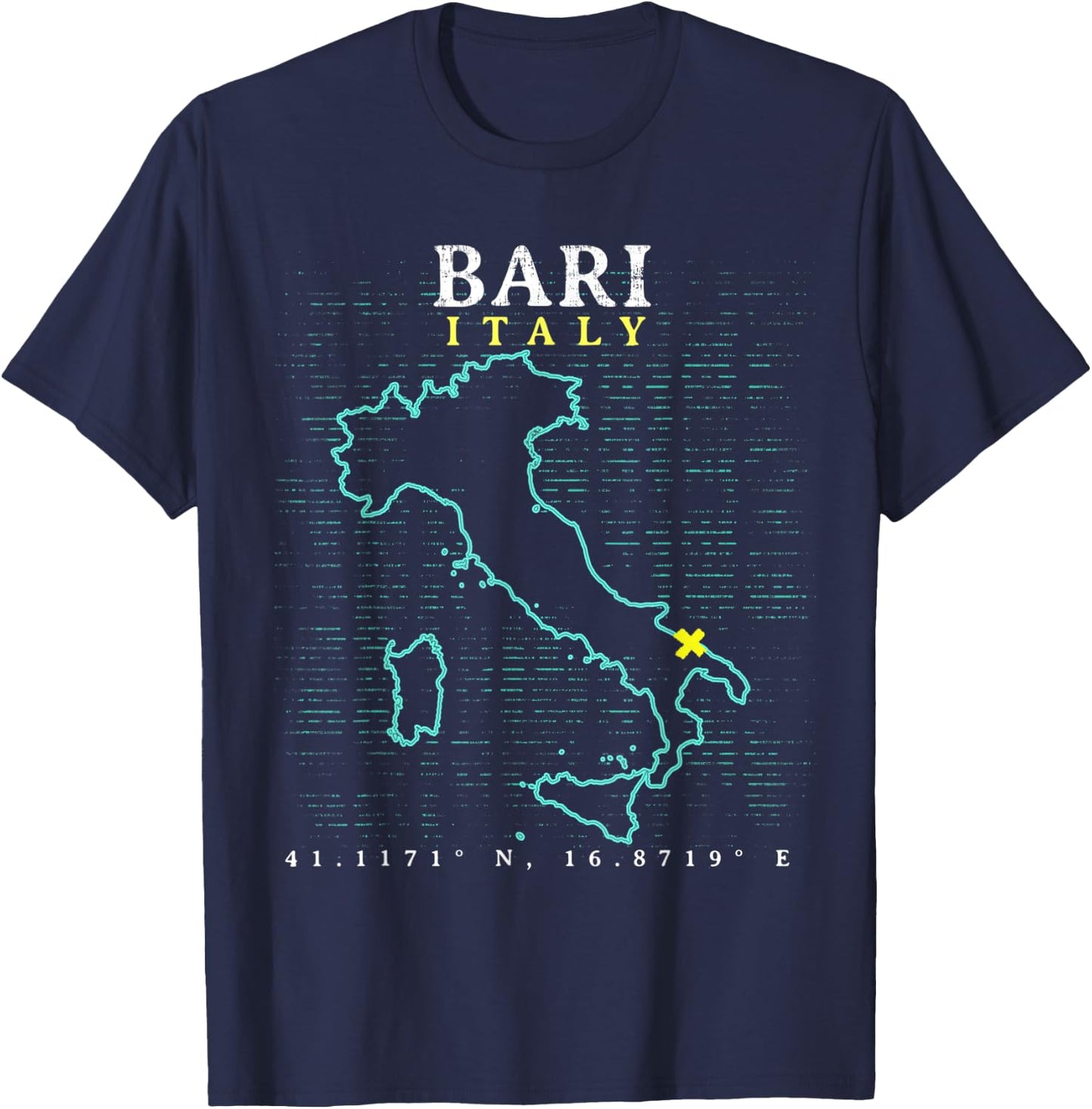 Italy Bari T-Shirt - T-Shirt | Navy
