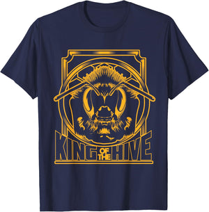 King Of The Hive Funny Cute Beekeeping Gift Bee Keeper T-Shirt - T-Shirt | Navy