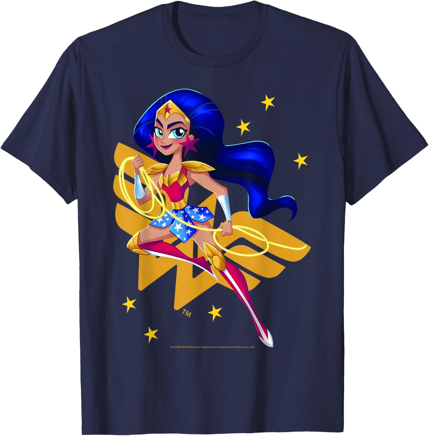 DC Comics Super Hero Girls Wonder Woman T-Shirt - T-Shirt | Navy