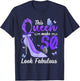 This Queen Makes 50 Look Fabulous 50th Birthday High Heels T-Shirt - T-Shirt | Navy