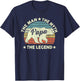 Papa Bear Shirt Gift Father's Day The Man Myth Legend T-Shirt - T-Shirt | Navy