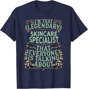 Dermatologist Medical Doctor - Legendary Skincare Specialist T-Shirt - T-Shirt | Navy