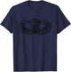 Airborne Jump Wings Badge - Army, Fort Benning, GA T-Shirt - T-Shirt | Navy