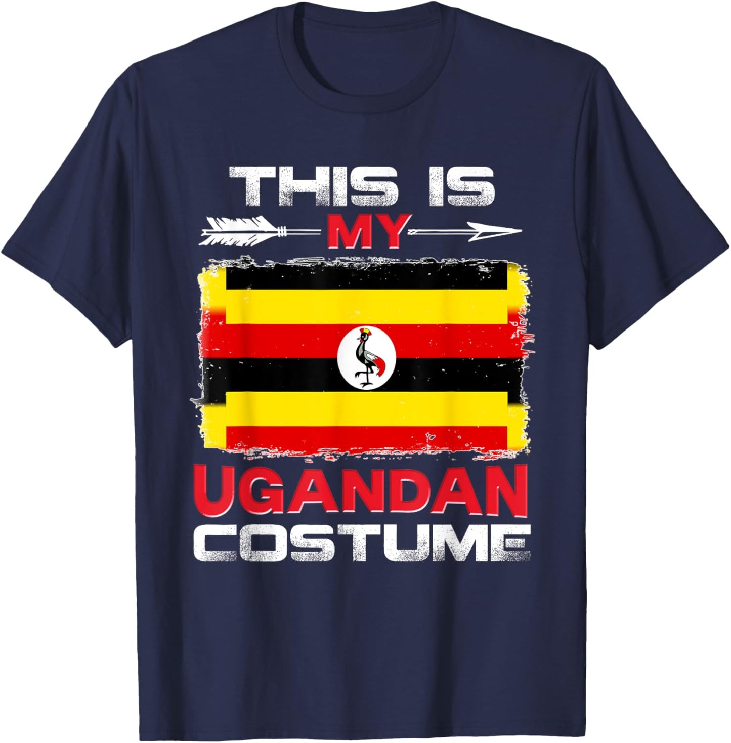 This Is My Ugandan Costume Uganda T-Shirt - T-Shirt | Navy